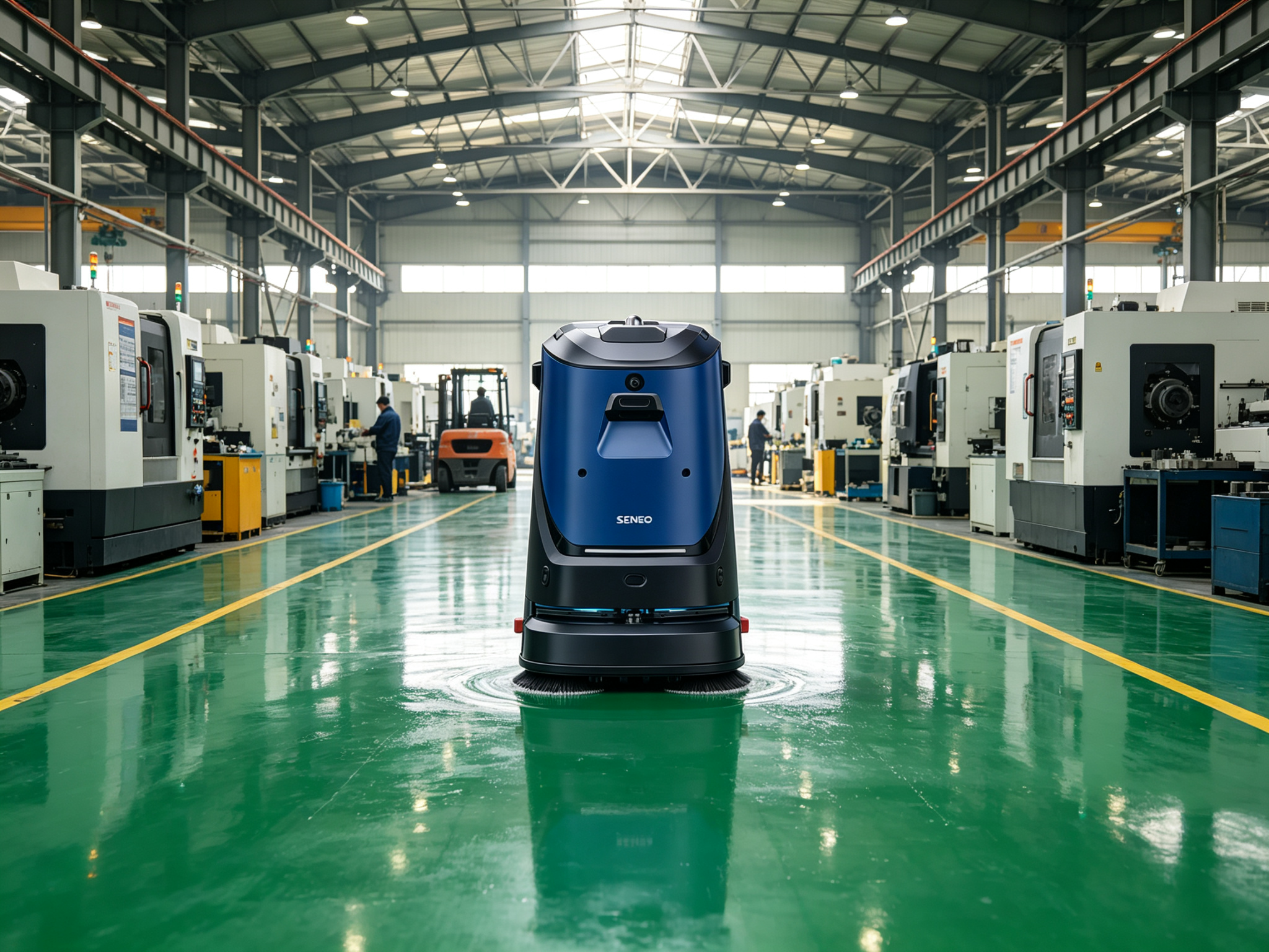大犀SE-R6入驻合肥某大型制造工厂，清洁效率提升300%